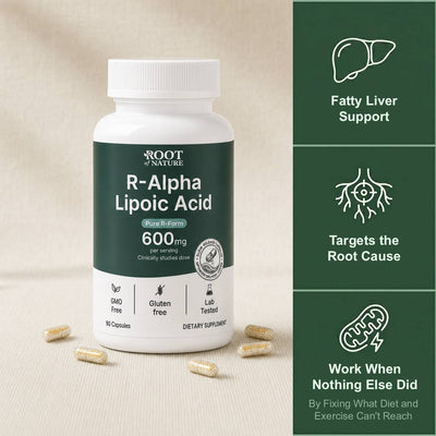 Stabilized R-ALA 600mg – Metabolic Support for Liver Health (BUNDLE TEST)