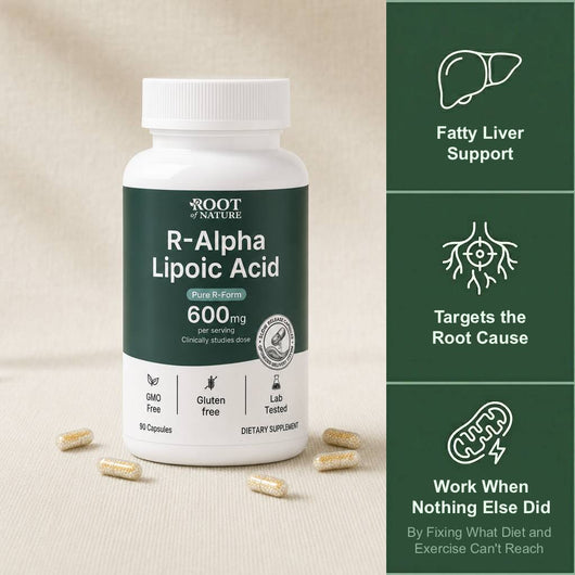 Stabilized R-ALA 600mg – Metabolic Support for Liver Health (BUNDLE TEST)