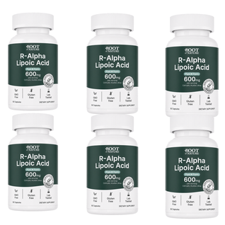 Stabilized R-ALA 600mg - 6 Months Supply (6 Bottles)