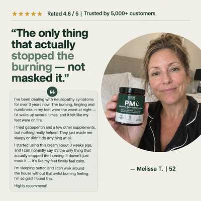 PM - Nighttime Nerve Comfort Lotion with R-Alpha Lipoic Acid