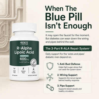 Stabilized R-ALA — Advanced Nerve & Vessel Support for Blood Flow & Circulation