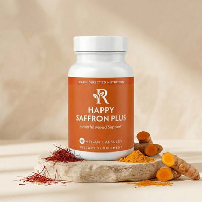 Saffron, Curcumin & Zinc for Dopamine Burnout, Brain Fog & Emotional Flatness