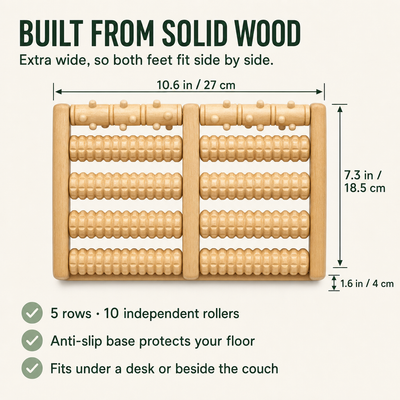 Built from solid wood - dimensions