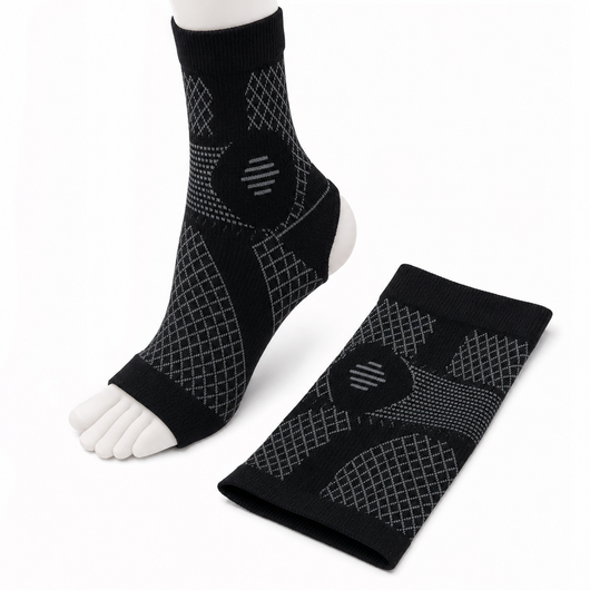Neuropathy Compression Socks - Black