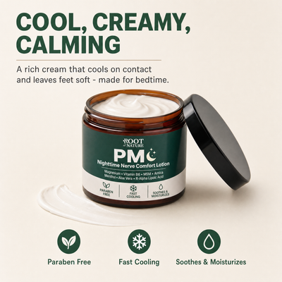 Cool, creamy, calming texture - paraben free, fast cooling, soothes and moisturizes