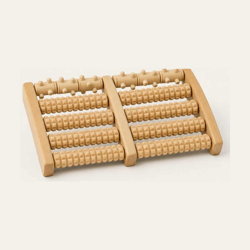 Wooden Foot Roller Massager