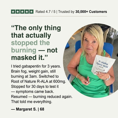 Stabilized R-ALA 600mg - Stop the Burning, Tingling & Numbness from Neuropathy